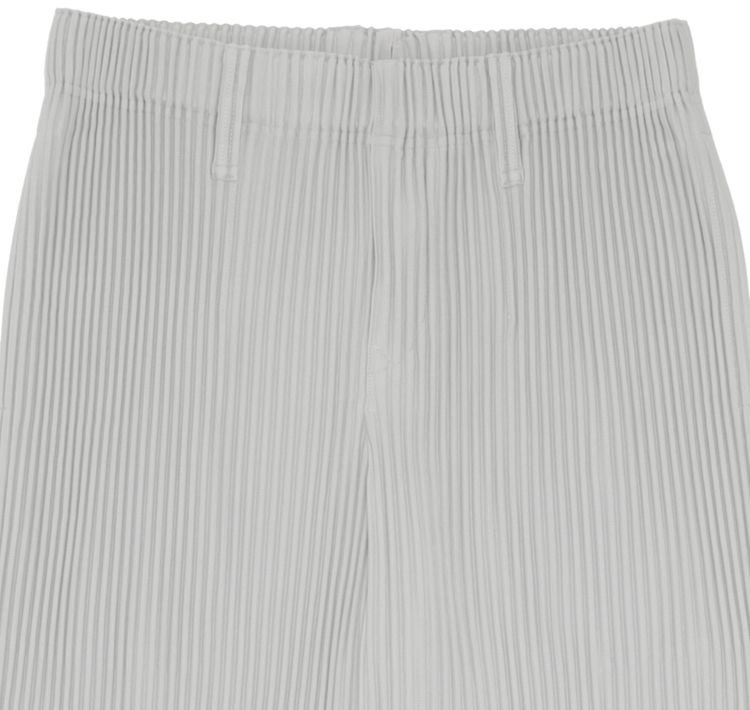 Homme Plisse Issey Miyake Basic Pleated Trousers Grey