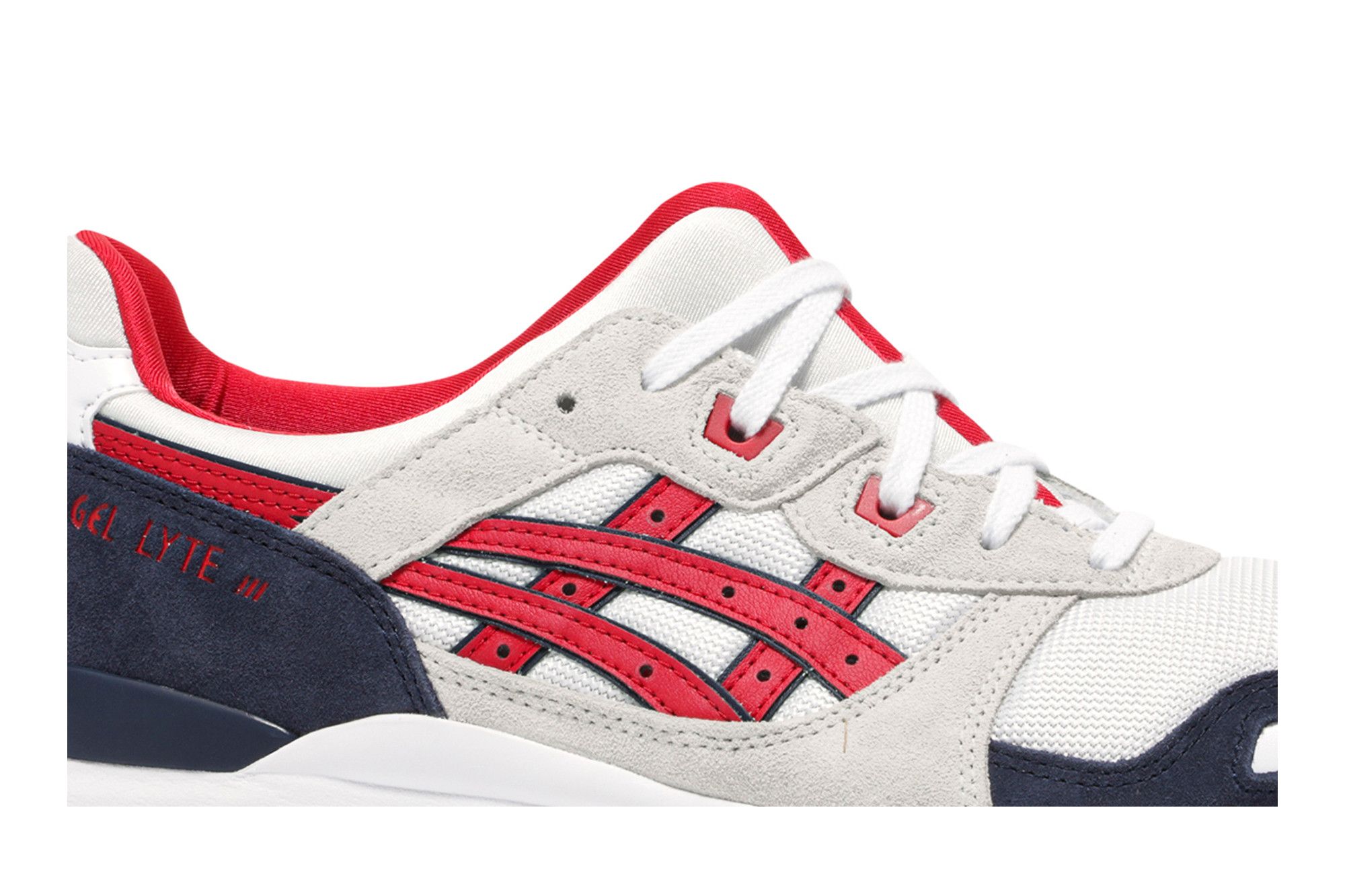 Red white and blue asics gel lyte 3 new arrivals