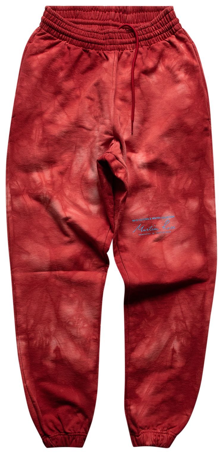 Martine Rose Slim Track Pant Red