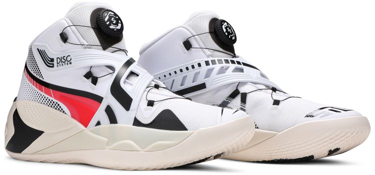 Puma Disc Rebirth White Fiery Coral