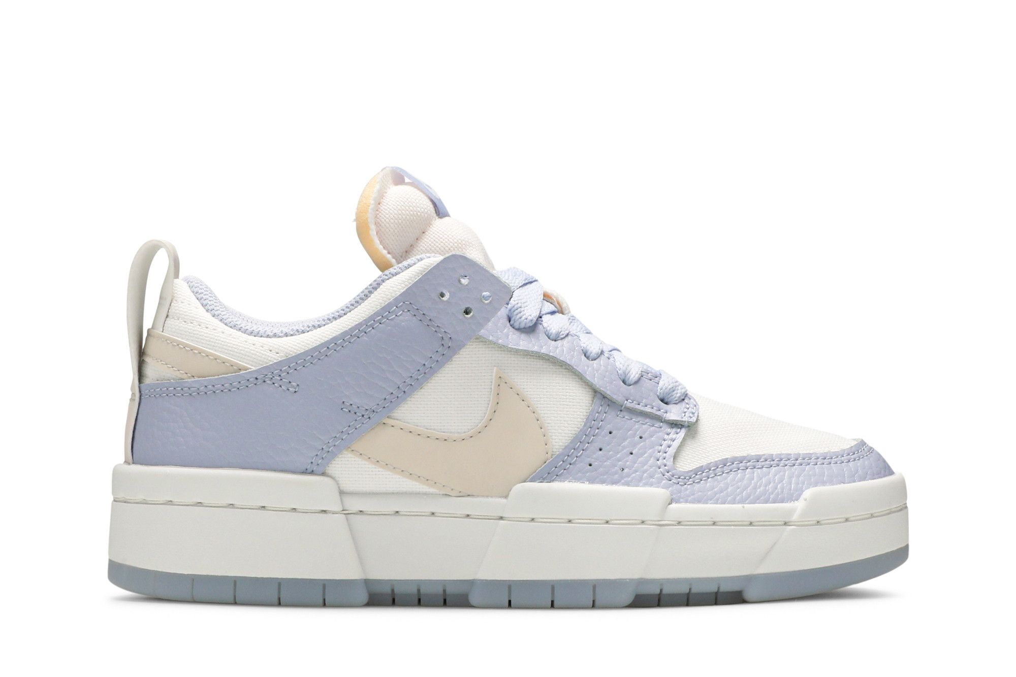 wmns dunk low disrupt summit white desert sand ghost