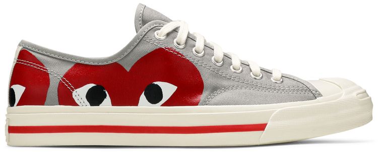 Comme des Garcons PLAY x Jack Purcell Drizzle Red