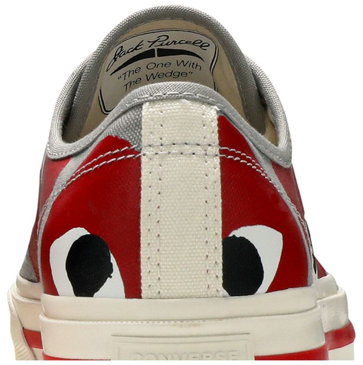 Comme des Garcons PLAY x Jack Purcell Drizzle Red