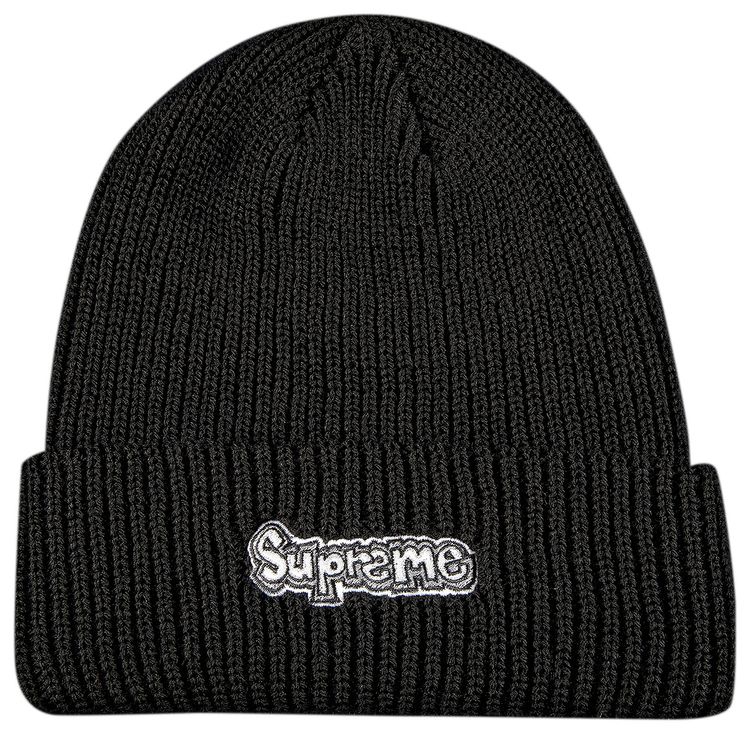 Supreme Gonz Logo Beanie Black