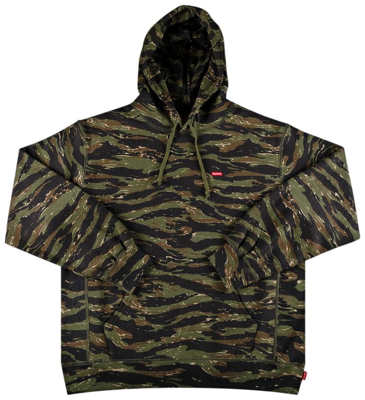 Supreme Small Box Hooded Sweatshirt Tigerstripe Camo