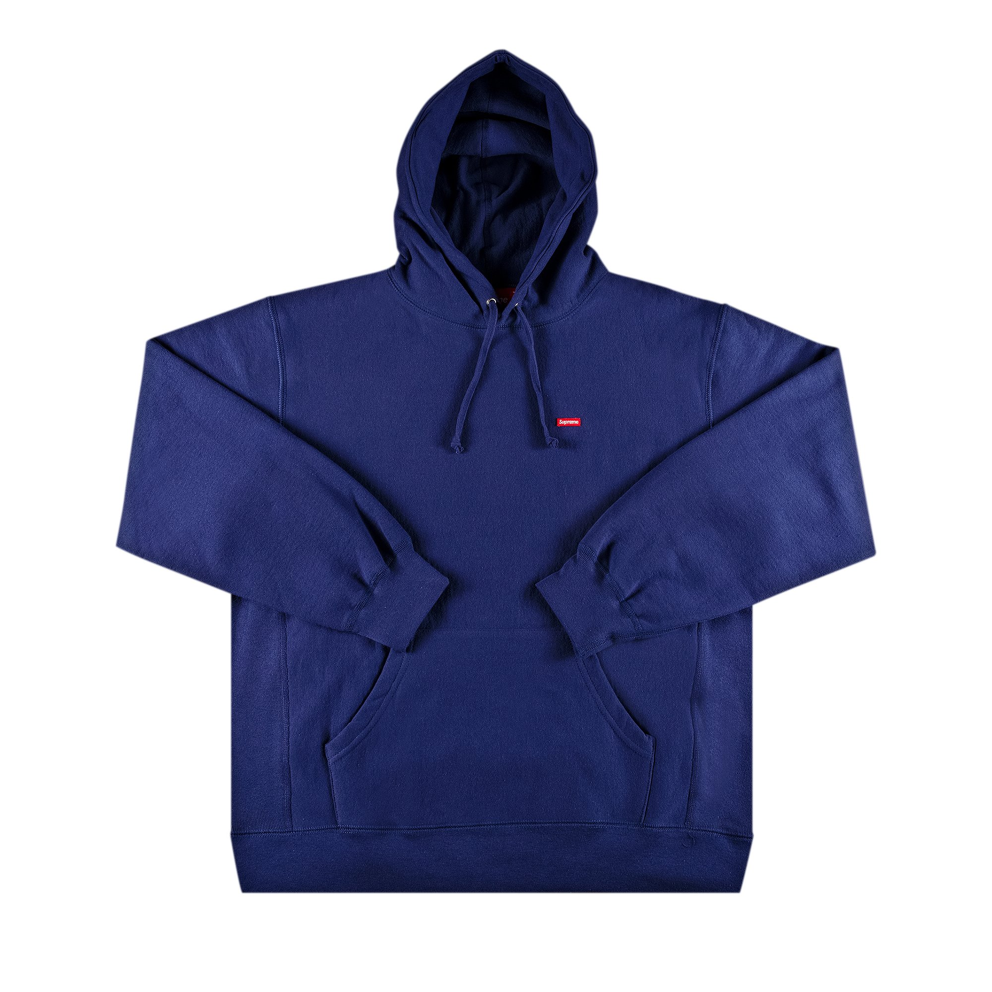 Supreme Small Box Hooded Sweatshirt 'Washed Navy'