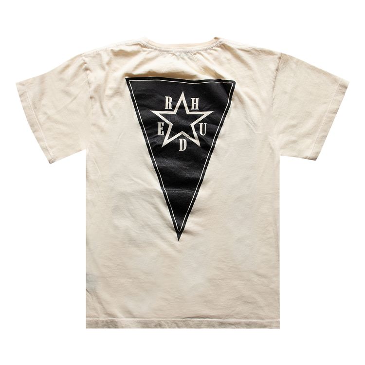 Rhude Post Stamp Tee White