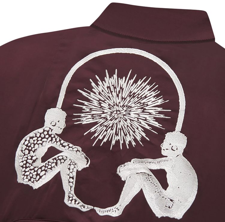 Rhude Signal Bomber Maroon