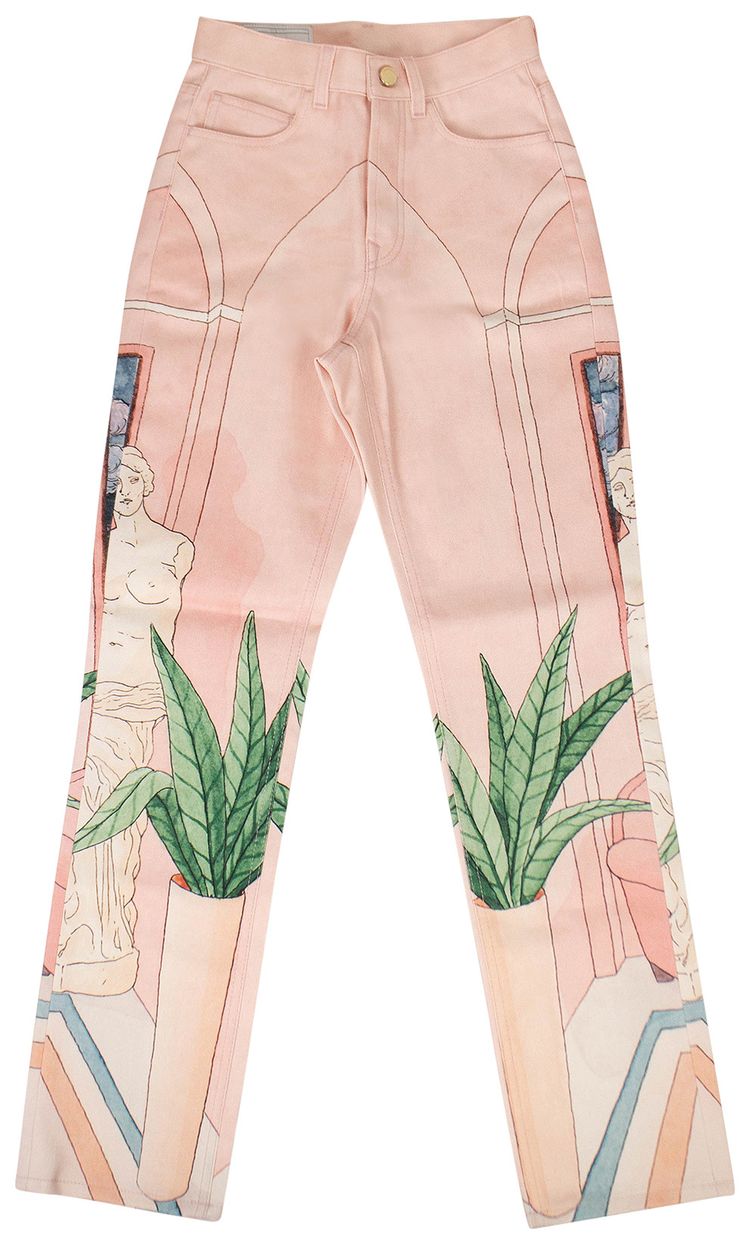 Casablanca Denim Chambre 602 Pants Pink