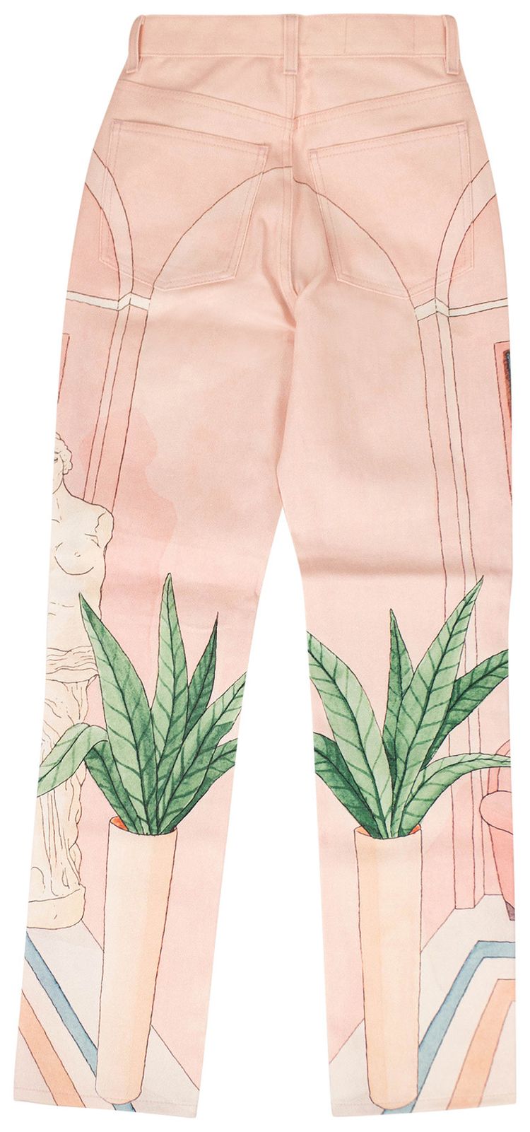 Casablanca Denim Chambre 602 Pants Pink