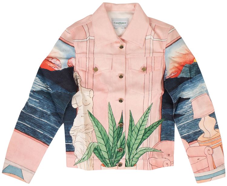 Casablanca Denim Chambre 602 Jacket Pink
