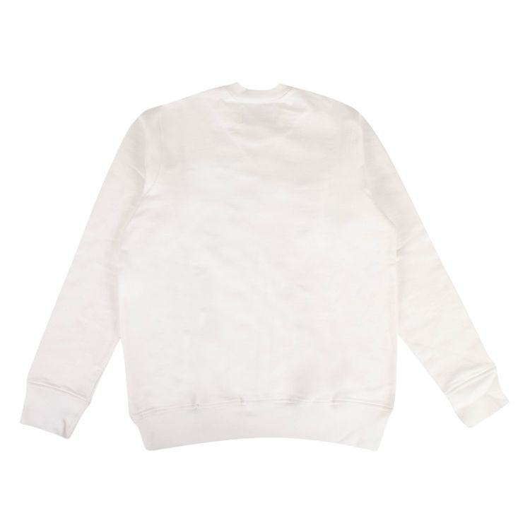 Casablanca Embroidered Logo Crewneck Sweatshirt White