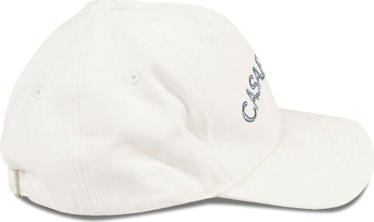 Casablanca Arches Logo Baseball Cap Hat White