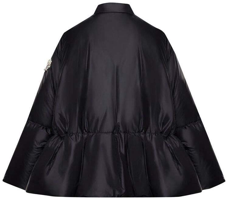Moncler Genius x Simone Rocha Oxalis Poncho Black