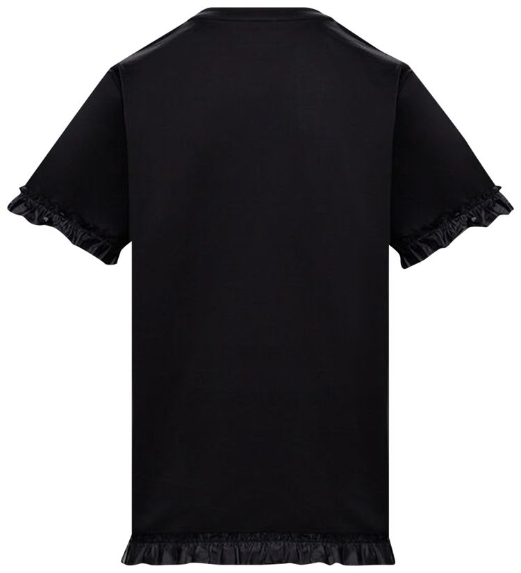 Moncler Genius x Simone Rocha T Shirt With Ruffles Detail Black