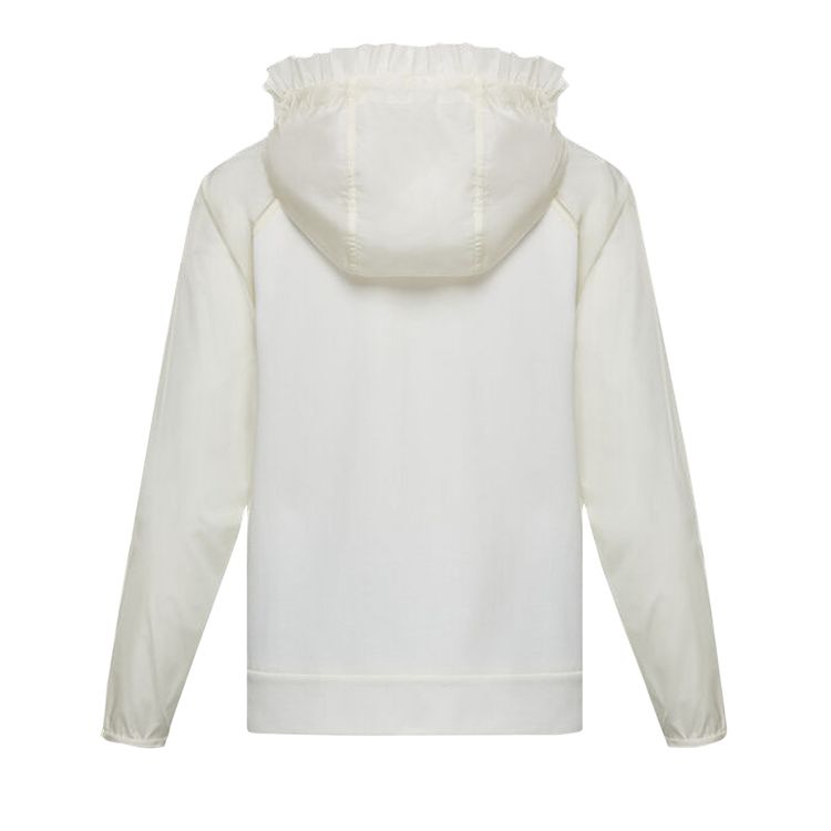 Moncler Genius x Simone Rocha Sweatshirt With Ruffles On The Hood White