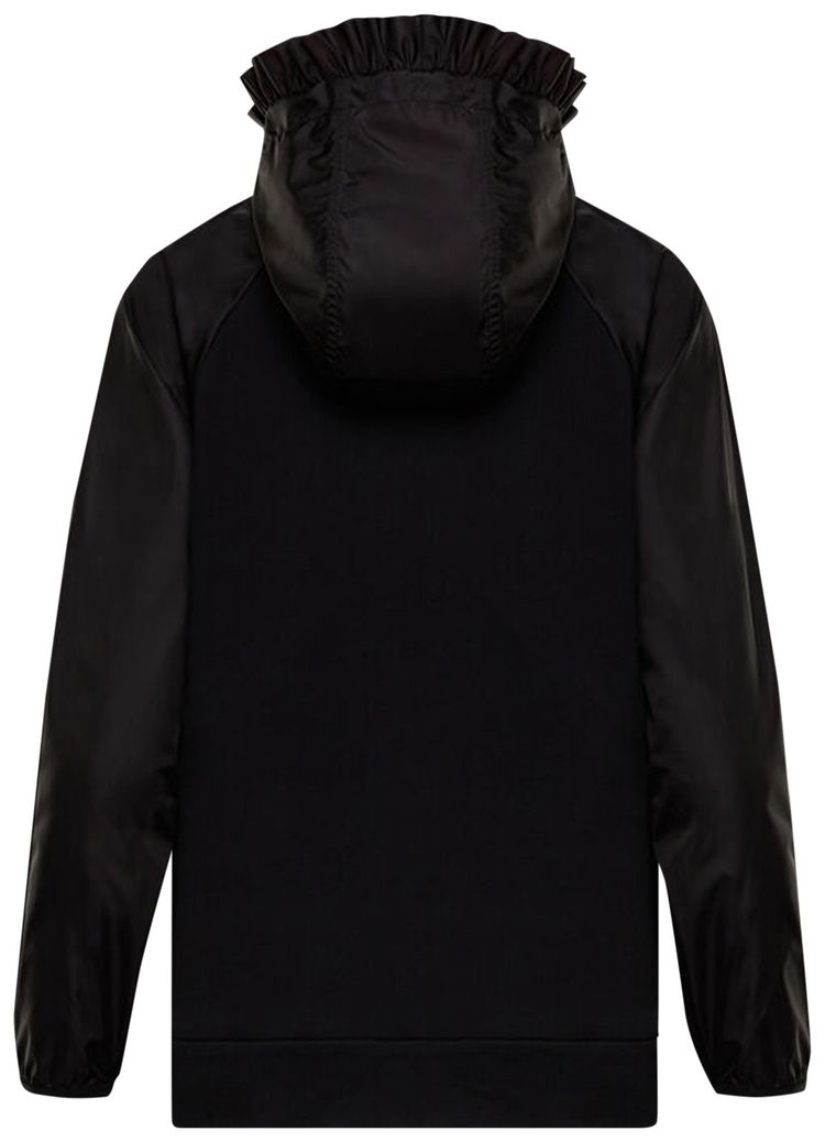 Moncler Genius x Simone Rocha Nylon Sweatshirt With Pearls Black