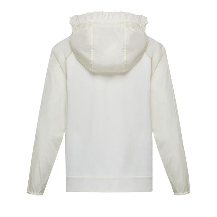 Moncler Genius x Simone Rocha Sweatshirt With Ruffles On The Hood White