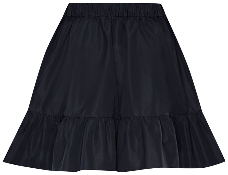 Moncler Genius x Simone Rocha Embroidered Taffeta Skirt Black