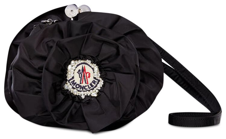 Moncler Genius x Simone Rocha Nylon Pouch With Pearls Black