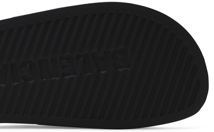 Balenciaga Pool Slides Black
