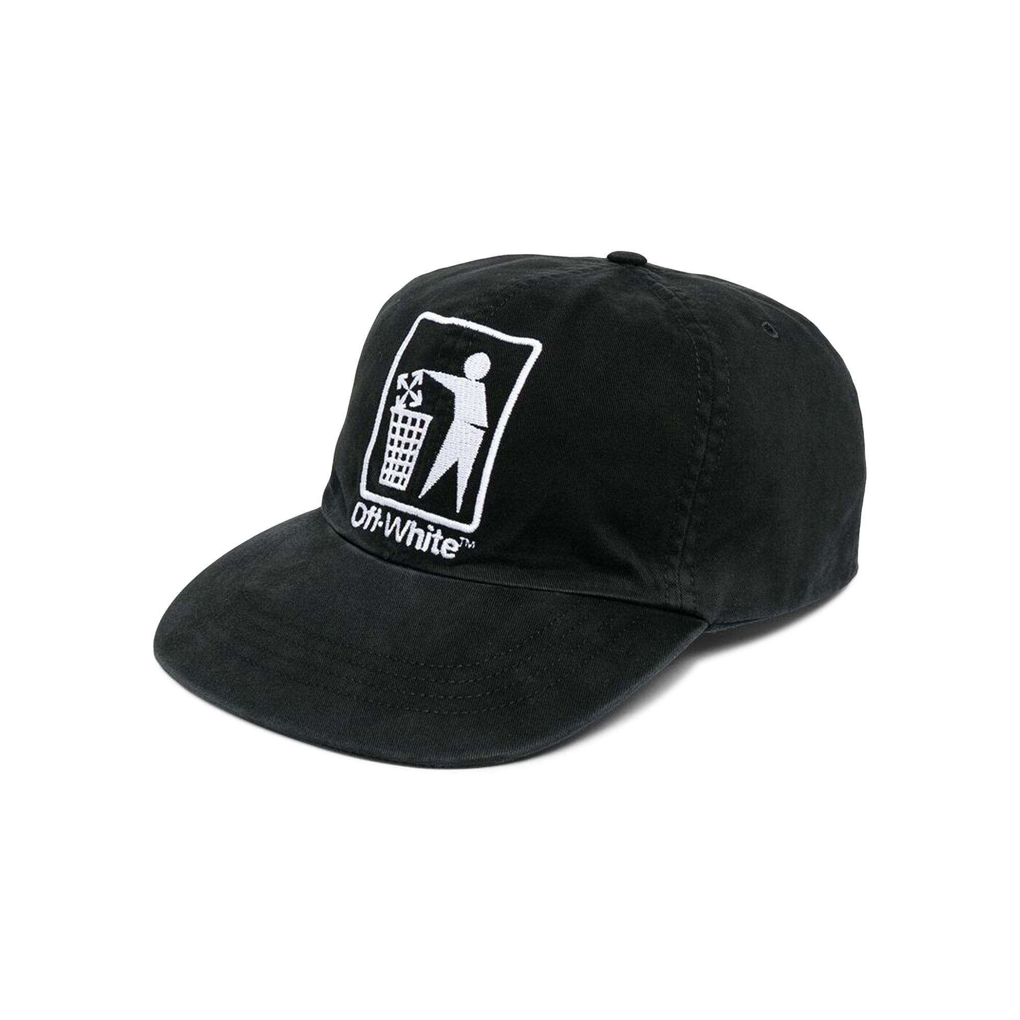 Off-White logo-embroidered Cotton Baseball Cap | Black