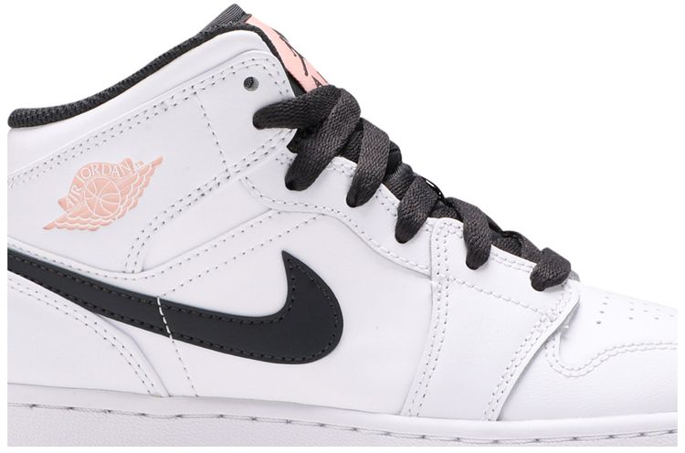 Air Jordan 1 Mid GS White Arctic Orange