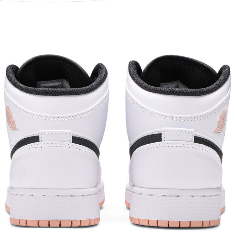 Air Jordan 1 Mid GS White Arctic Orange