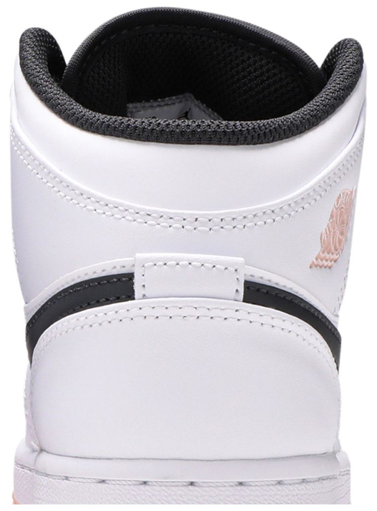 Air Jordan 1 Mid GS White Arctic Orange