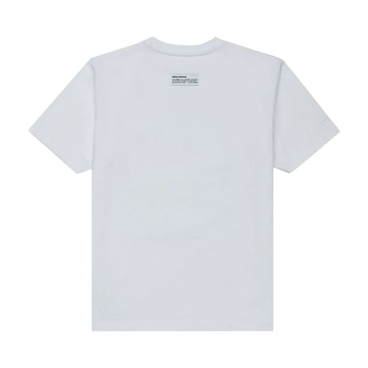 Heron Preston Oversize Captcha Short Sleeve T Shirt WhiteLight Blue
