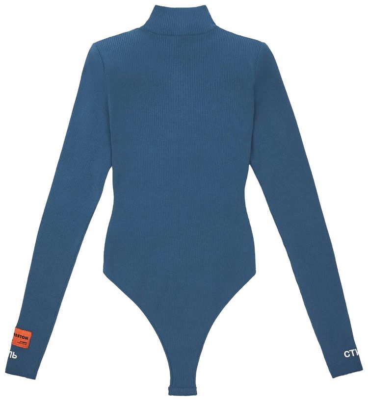 Heron Preston  Long Sleeve Bodysuit Petrol