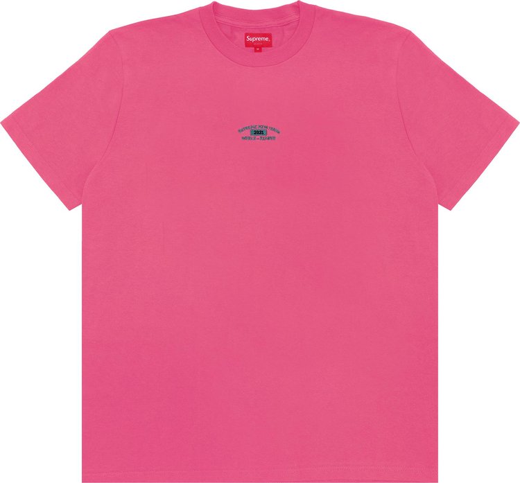 Supreme World Famous Short-Sleeve Top 'Bright Pink'
