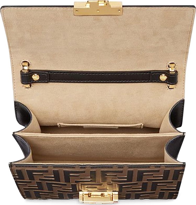 Fendi Kan U Small Bag BrownBlack