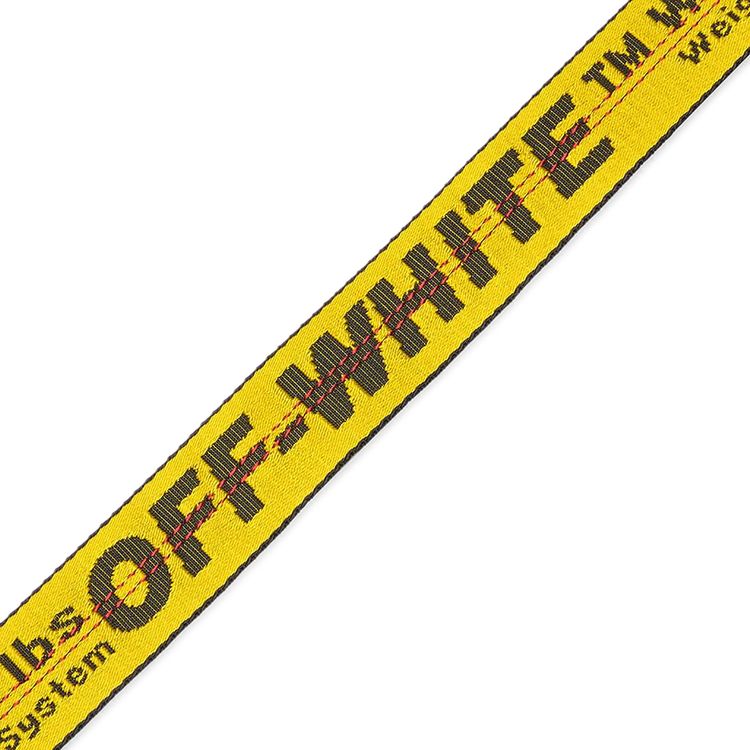 Off White Classic Industrial Belt YellowBlack