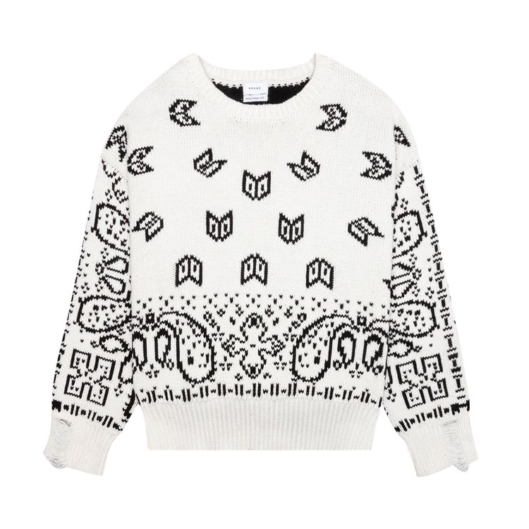 Rhude Lounge Sweater WhiteBlack