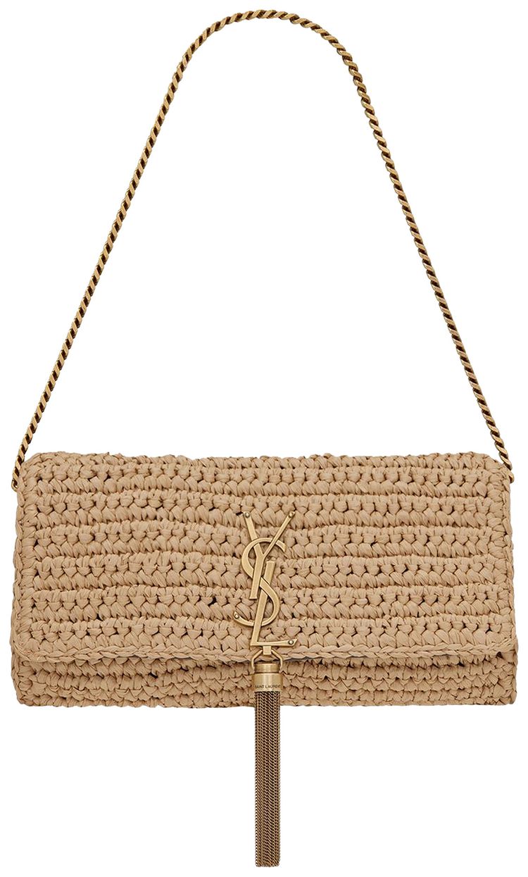 Saint Laurent Kate 99 Shoulder Bag Natural