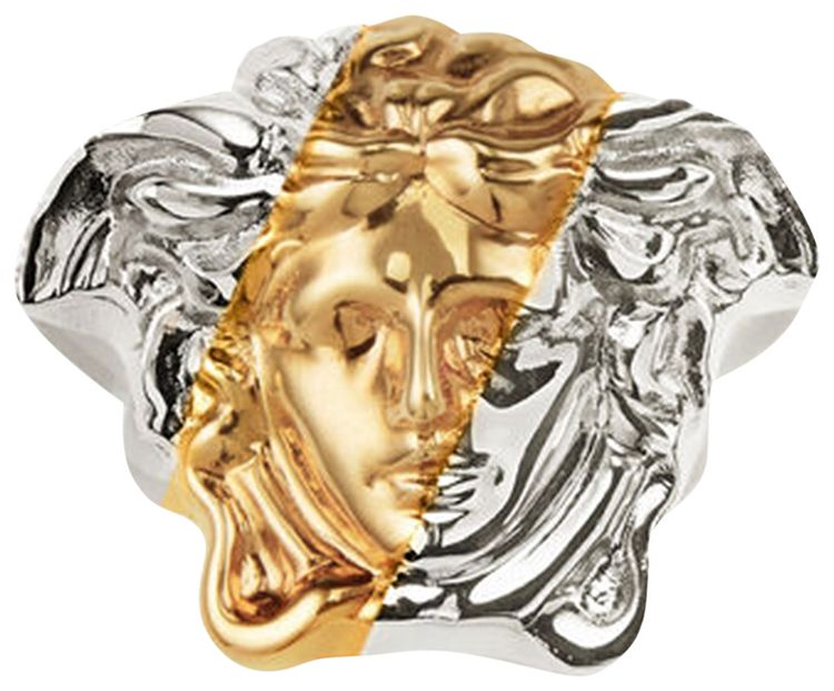 Versace Palazzo Dia Ring GoldPalladium