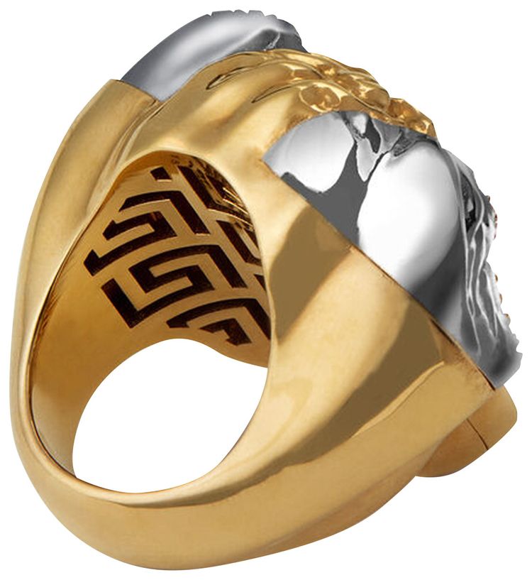 Versace Palazzo Dia Ring GoldPalladium