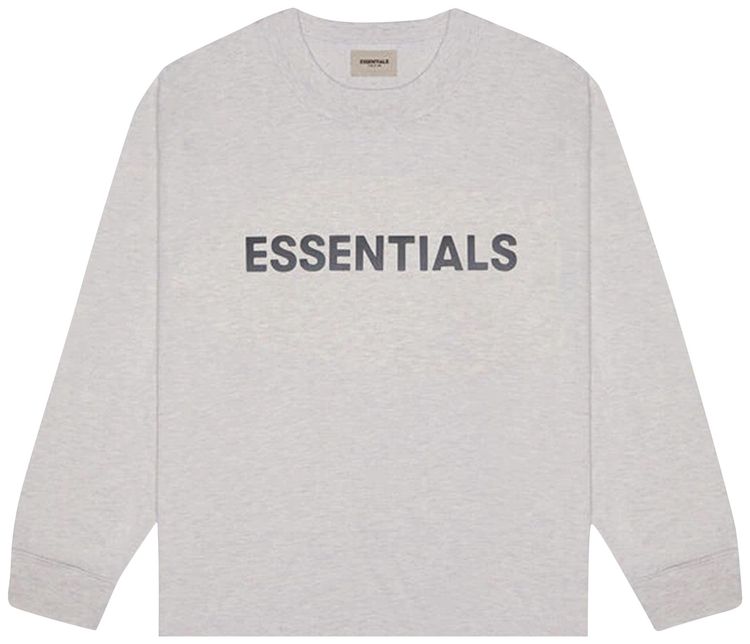 Fear of God Essentials Long Sleeve T Shirt Oatmeal