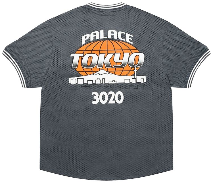 Palace x New Era Tokyo Jersey Gun Metal