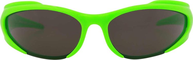 Balenciaga Reverse Xpander Rectangle Sunglasses 'Green'