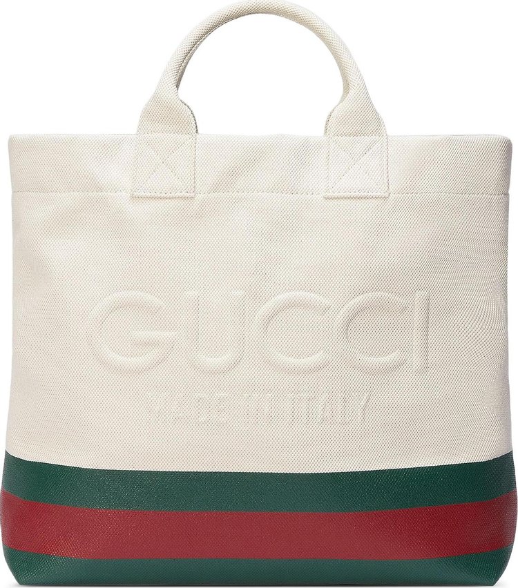 Gucci Canvas Tote Bag 'Natural'