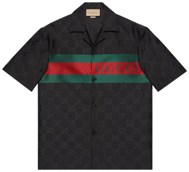 Gucci Jacquard Shirt Black