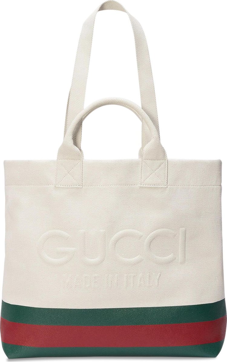 Gucci Canvas Tote Bag Natural