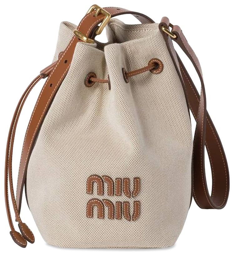 Miu Miu Bucket Bag BeigeBrandy