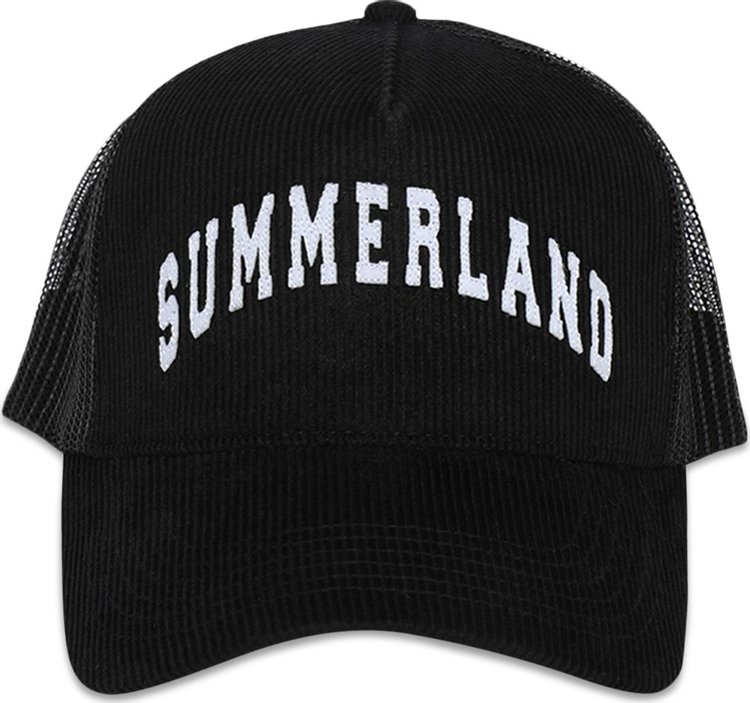 Nahmias Summerland Corduroy Trucker Hat Black