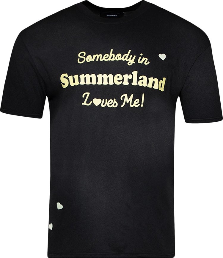 Nahmias Loves Me T Shirt Sunfade Black