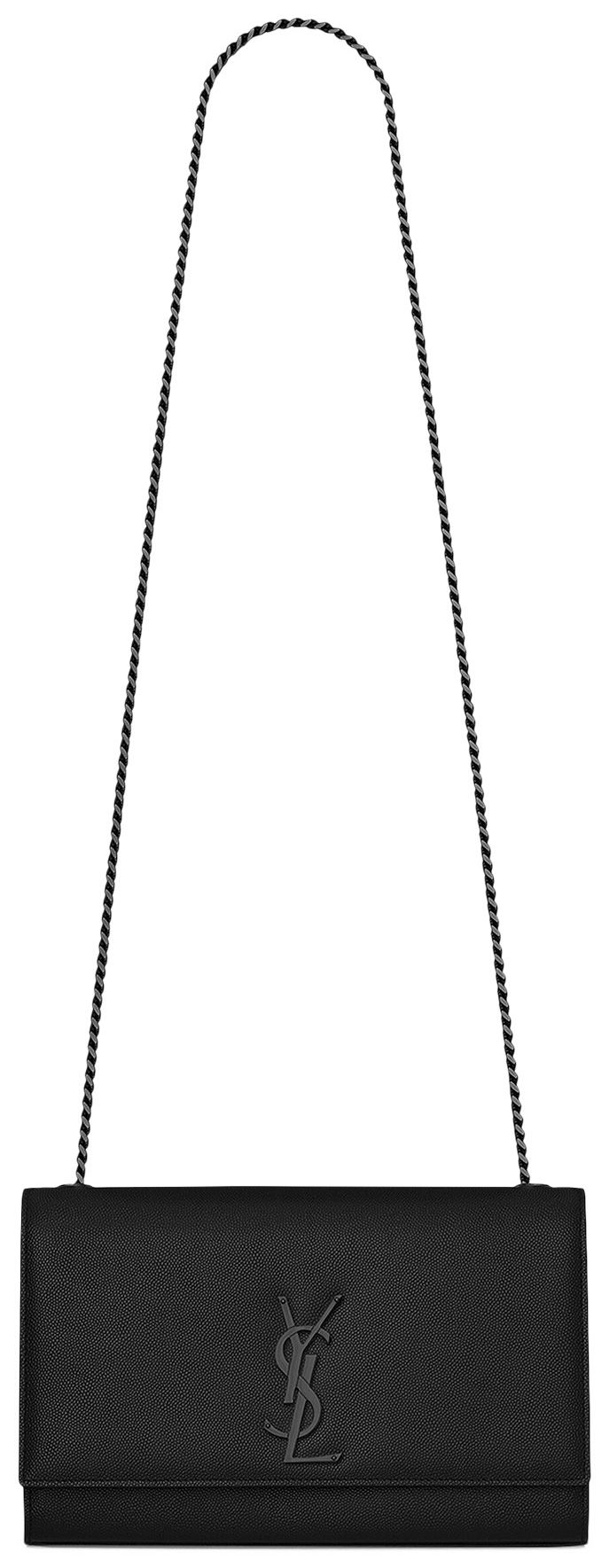 Saint Laurent Medium Kate Chain Bag Black