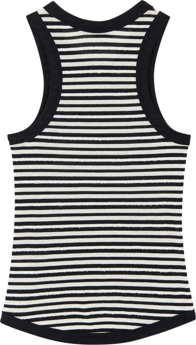 Saint Laurent Jersey Tank Top BlackNatural