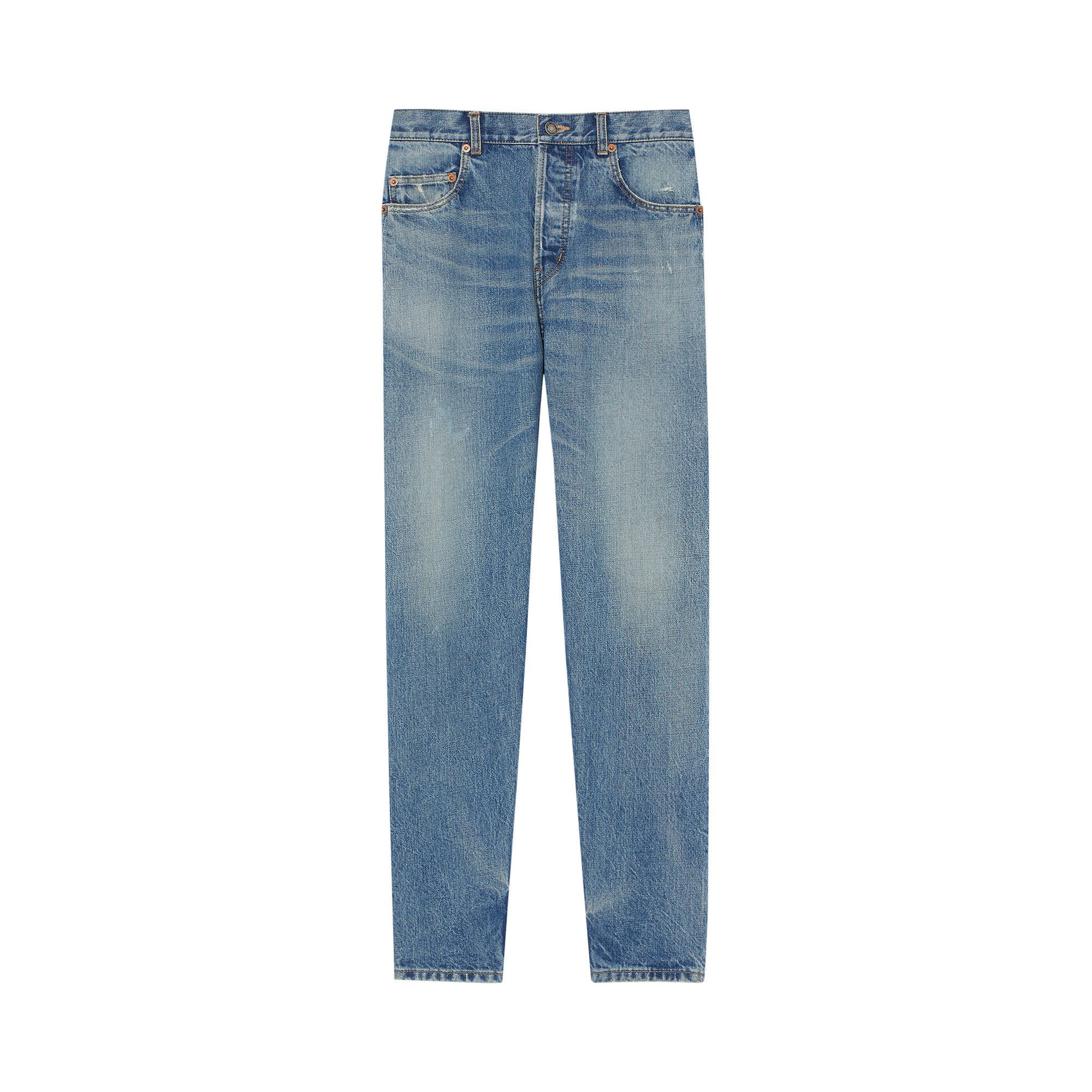 Buy Saint Laurent Vanessa Jeans 'Charlotte Blue' - 747651